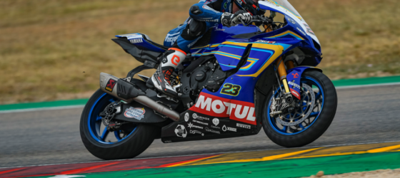 WORLD SUPERBIKE CHAMPIONSHIP AT ARAGON CIRCUIT IN SPAIN