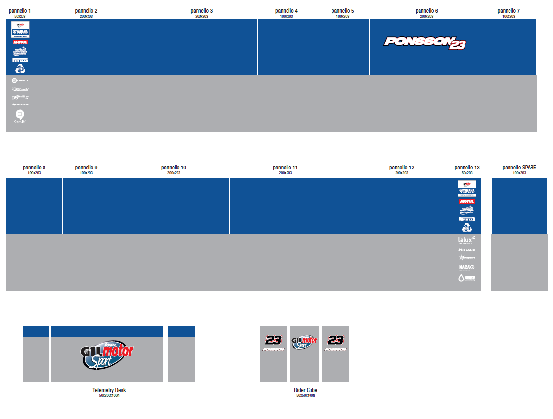 Box en tissu Racing Paddock/Salon 2021 – Gil Motor Sport (FRA)