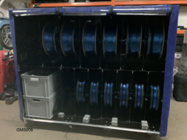 FLIGHT CASE Spécial Chauffe 7 paires de Roues et Pneus
