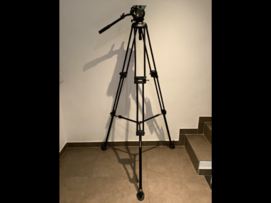 Manfrotto kit trépied 546B + rotule vidéo 504HD + Sac MBAG100PN