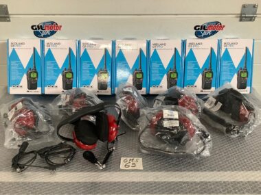 GMS69 - Lot de 7 talkies-walkies MIDLAND G9 PRO et casques AS Mobility AS-RE005A-S2
